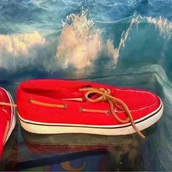 Red Sperry’s Topsider Boat Shoe - Picture 12 of 16